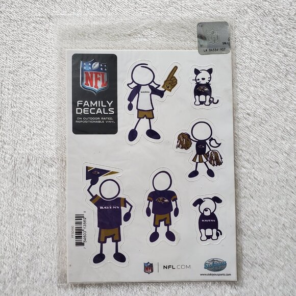 NFL Family Decals - Baltimore Ravens - Picture 1 of 3